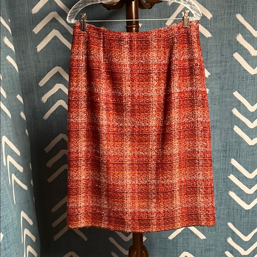 Harvé Bernard Tweed Skirt